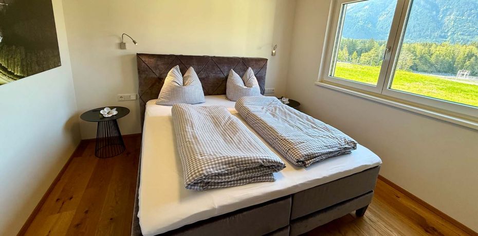 Schlafzimmer im Burgenapart