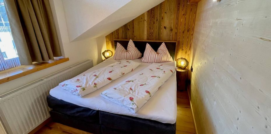 Schlafzimmer im Burgenapart