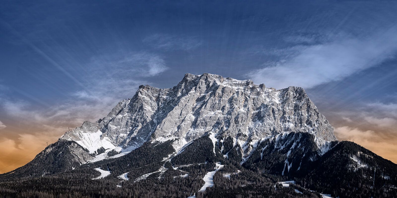 Blick auf die Zugspitze