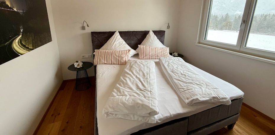 Schlafzimmer im Burgenapart