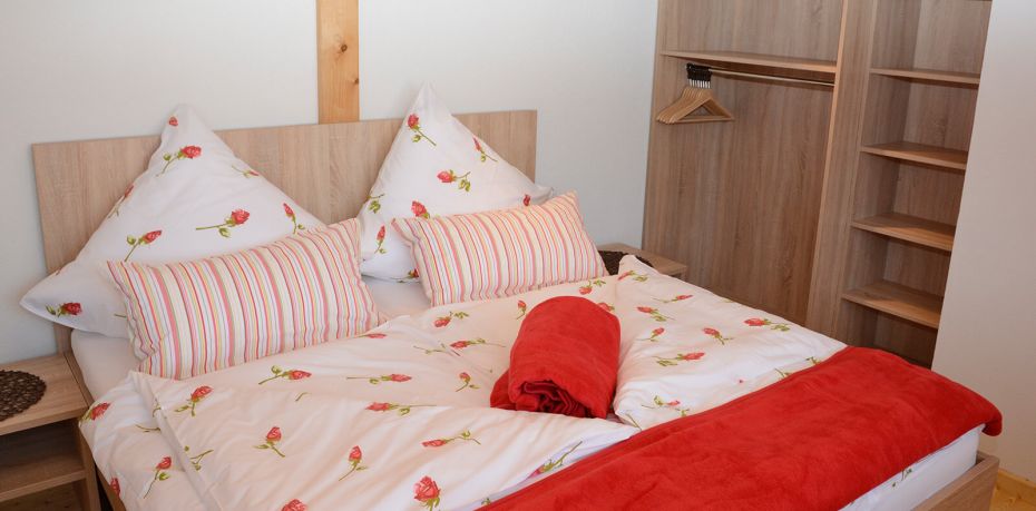Schlafzimmer im Burgenapart